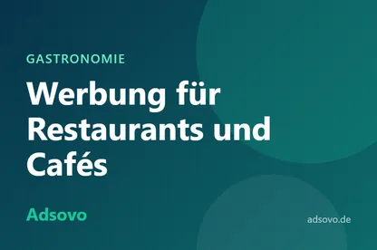 Werbung für Restaurants und Cafés: So gewinnen Sie Gäste online