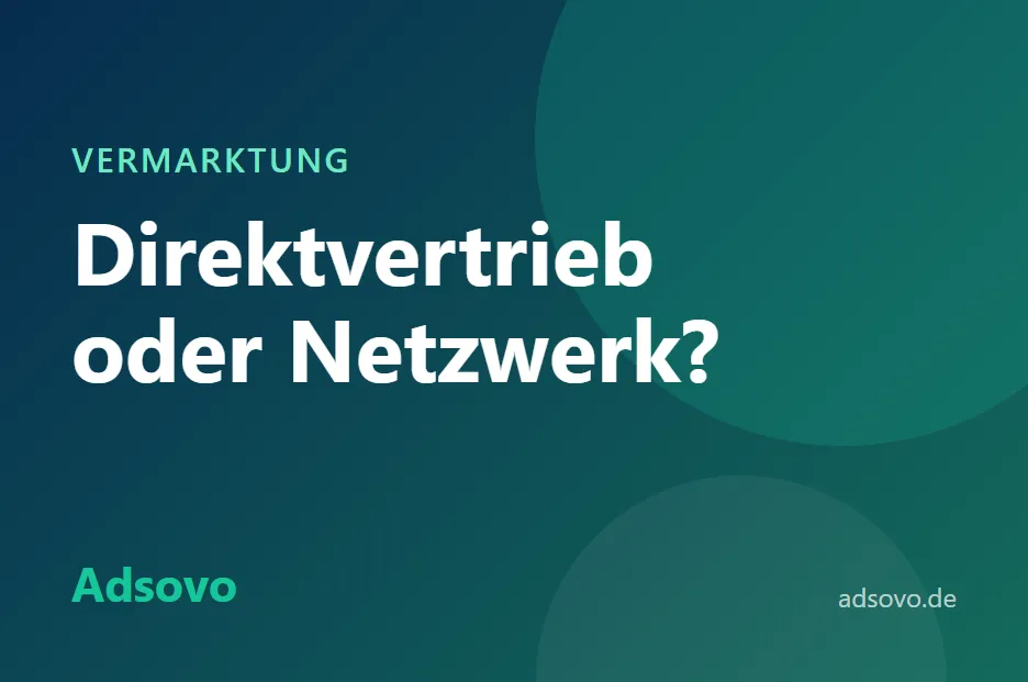 Werbeplätze auf der Webseite vermarkten: Direktvertrieb oder Werbenetzwerk?
