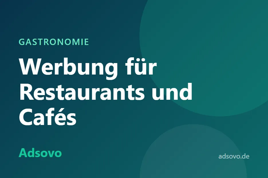 Werbung für Restaurants und Cafés: So gewinnen Sie Gäste online
